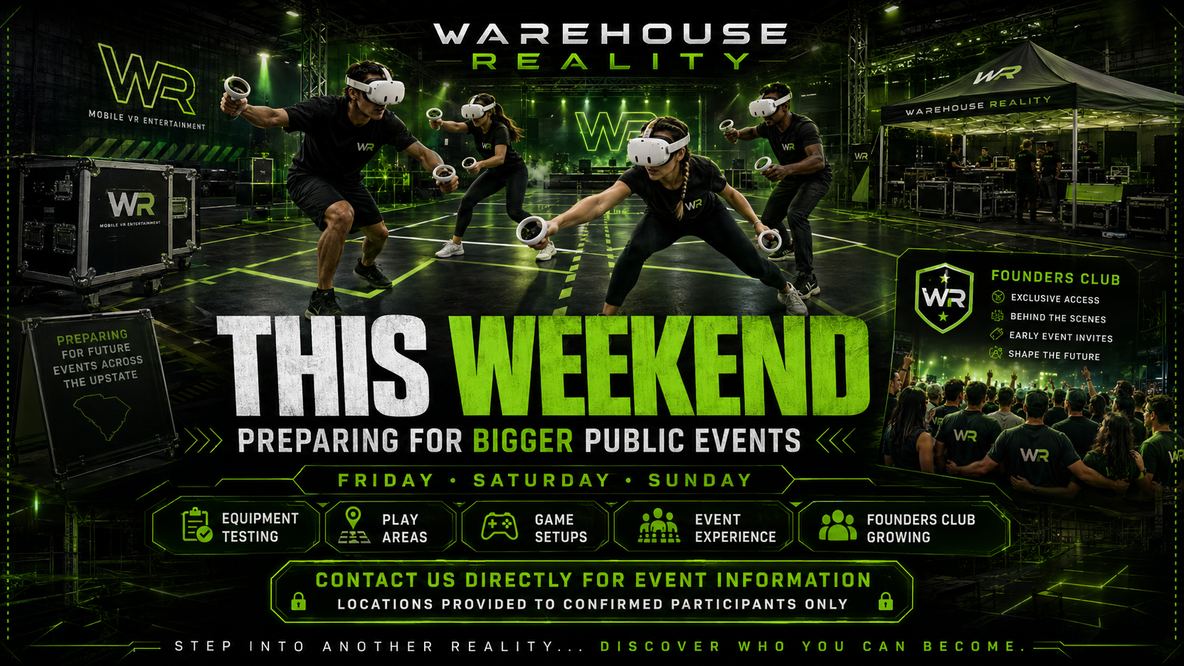 Warehouse Reality Is Getting Ready for a Big Weekend